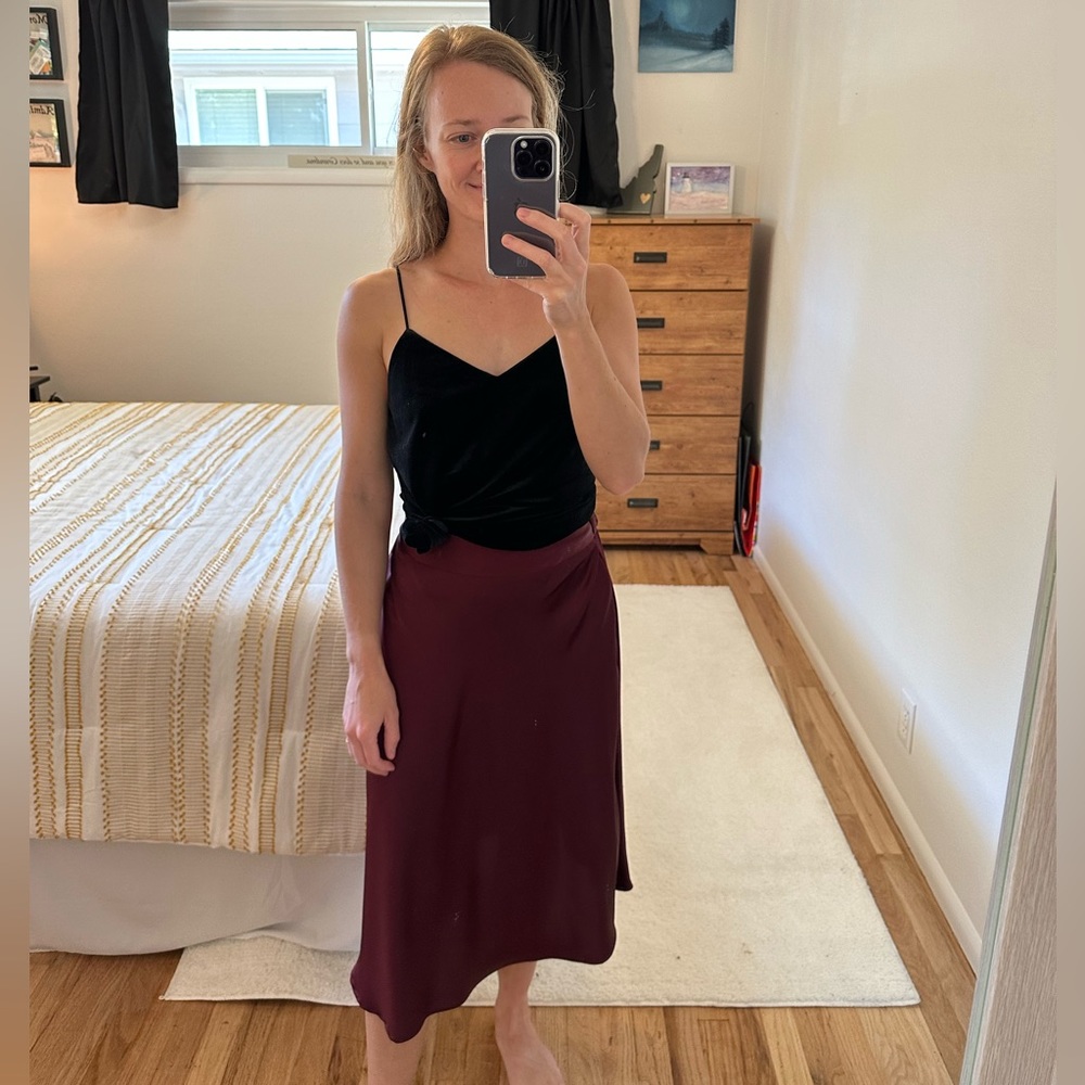 Target silk skirt